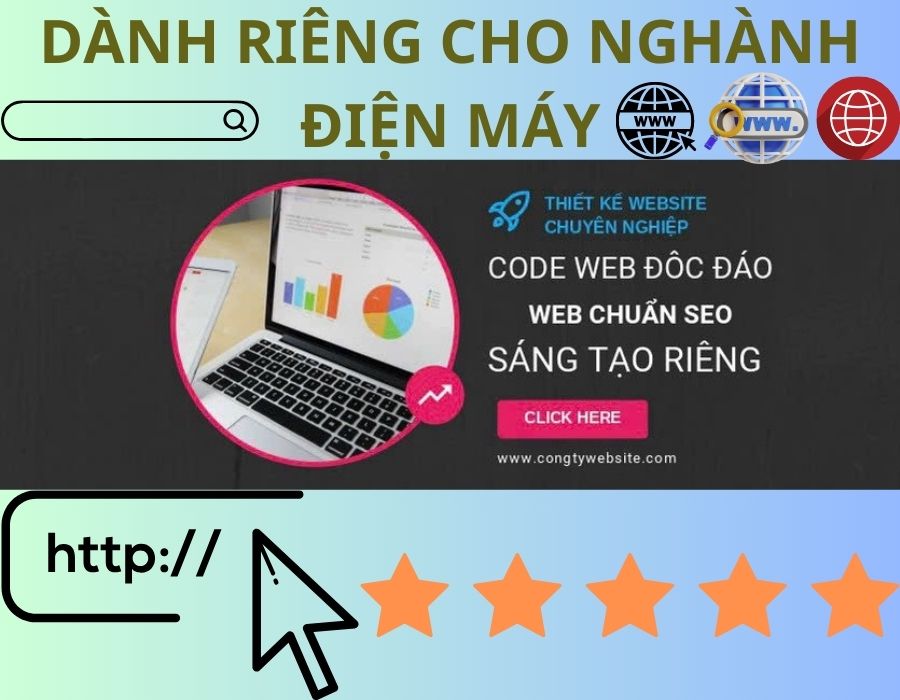 Dịch vụ Thiết kế WEBSITE điện máy - Giao diện và nội dung cực kì thu hút khách hàng