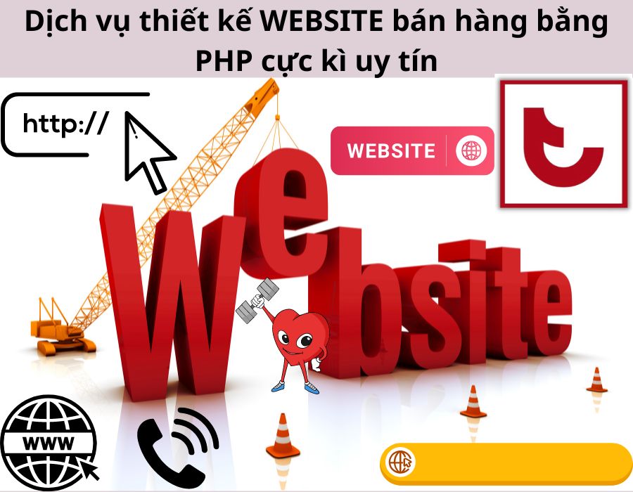 Dịch vụ thiết kế WEBSITE bán hàng bằng PHP cực kì uy tín